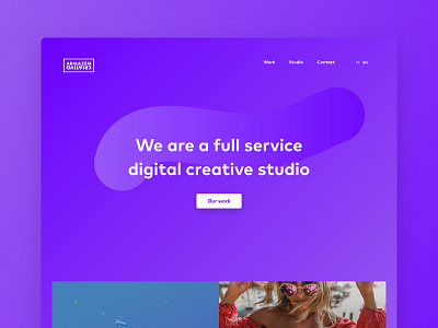 New Website ⚡️ folio gradient hero home portfolio projects simple web website work