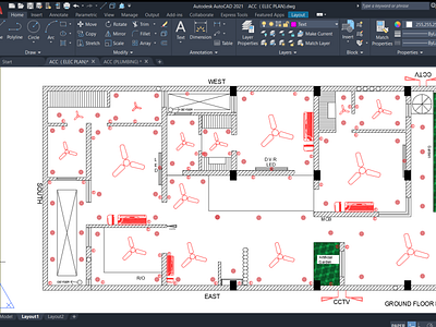 Ground floor ELECTRIC plan