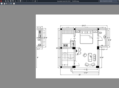 office design plan dwg