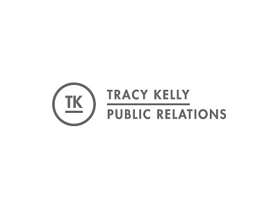 Tracy Kelly PR - Brand Design clean contemporary grey minimal modern negative space simple