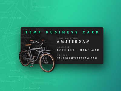 Working out of Amsterdam - Temporary Contact Details