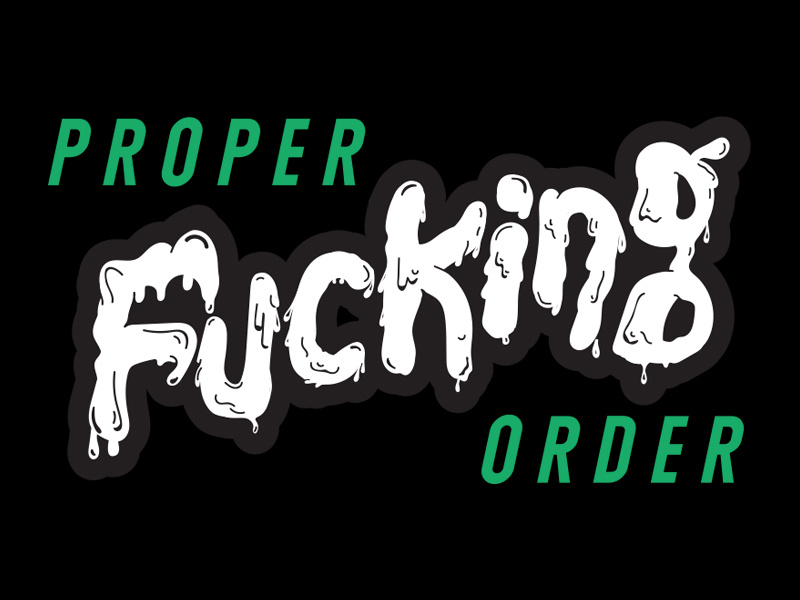 Sticker artwork for coffee shop hand-drawn typography custom typography branding decal sticker