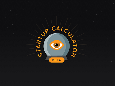 Calculator for Startups brand calculator clean design icon illustration launch logo simple sliders startup studio vector