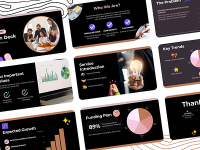 #Exploration - Pitch Deck Design branding canva google slides graphic design pitch decks powerpoint presentation presentation slides