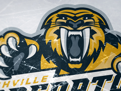 Predator Logo hockey illustration lion logo sports tiger