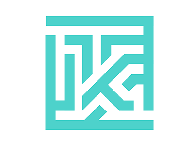 Kensho education icon identity k kensho logo maze