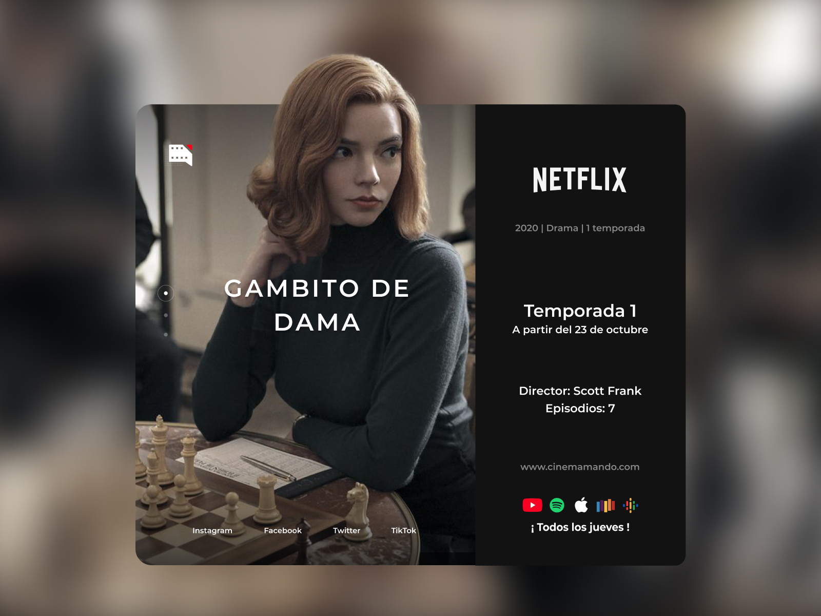 Gambito de Dama”, Netflix – NiT