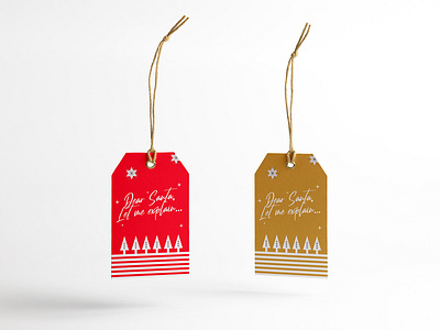 Dear Santa tag