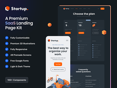 Startup Landing Page Kit