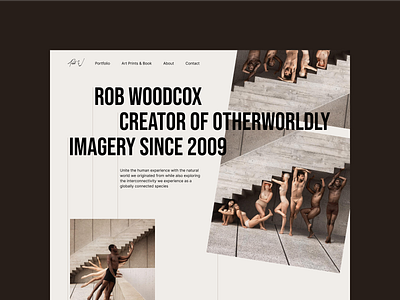 photographer portfolio branding design figma typography web design