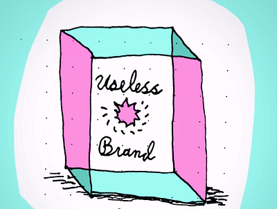 Useless Brand branding design illustration logo