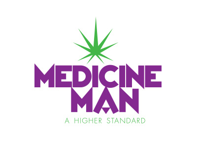 Medicine Man Logo design logo weed