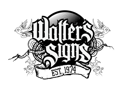 Walters Signs Logo design logo