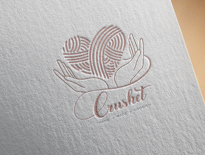 crushet logo design design art designer goodies handmade illustration illustrator logo minimal typogaphy