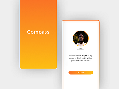 Pitch; Compass - Your personal banking companion