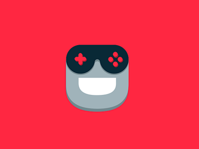 DESTNY app art branding character design drawing game games glasses icon identity illustration joystick logo vector