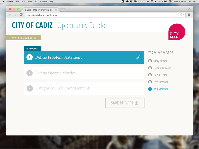 Problem Statement by Erika Grijalva on Dribbble