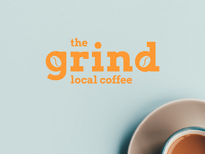 The Grind brand coffee design graphic design logo photography slab the grind thirty logo thirtylogo typography unsplash