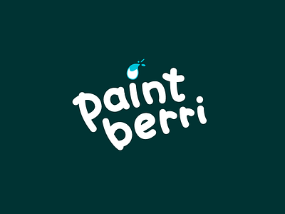 Paintberri Logo art brush drawing logo paint