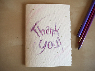 Thank You! card thank you thanks