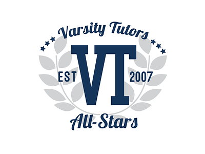 Varsity Tutors Vintage 1 athletic logo sports varsity tutors vintage