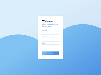 Daily UI Challenge #001 Sign up form branding dailyui forms onboarding signup type ui ui design ux design