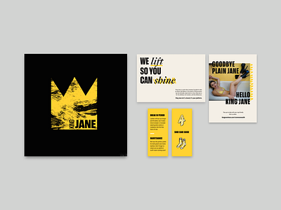 King Jane Packaging Design and Branding box brand fashion flyers illustration packaging punk shoes texture typography