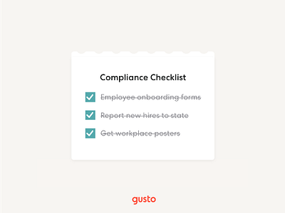 Product UI in Marketing | Gusto