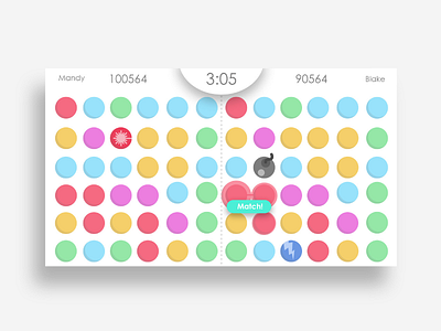 Mobile Matching Game (mockup)