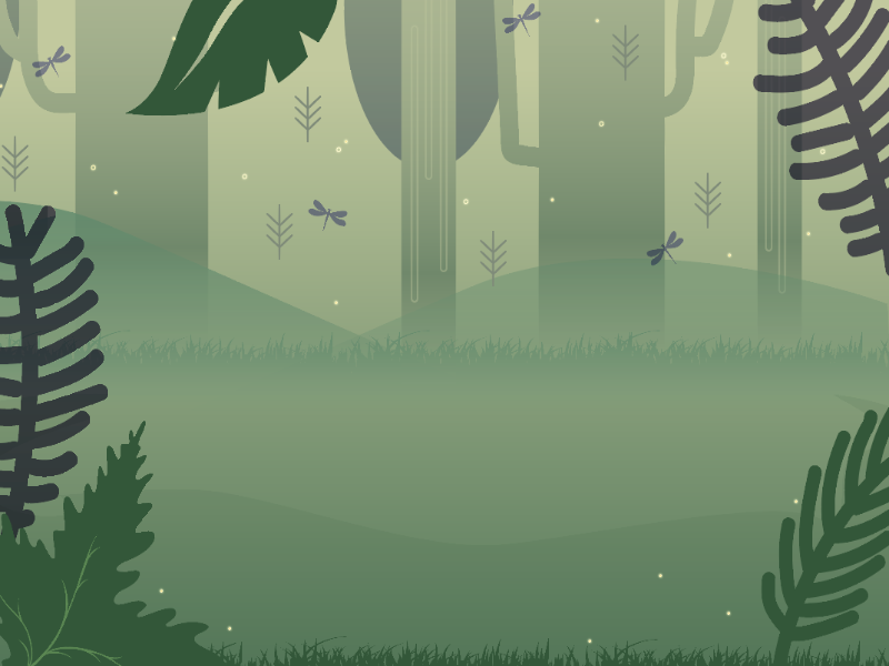 The Jungle! Mobile App Background forrest background bugs trees jungle