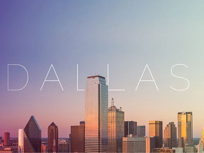 Dallas city banner