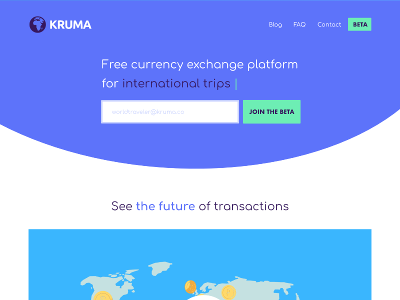 Crypto Landing page crypto purple circle button input header hero currency