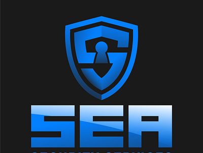 Security Services logo branding design flat icon logo minimal