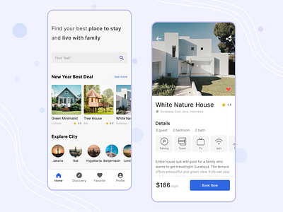 Rent House App android app design hotel house ios rent rent house rent villa ui villa