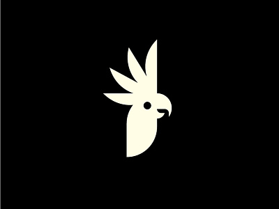 Cockawho animal bird branding cockatoo logo mark