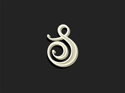 S letter lettering logo mark s