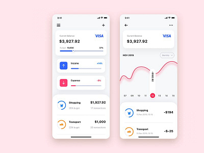 Mobile Banking UI design