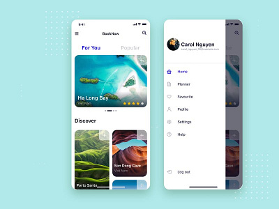 Travel Mobile UI Concept app design design layout design ui ui concept user experience userinterface ux ux design