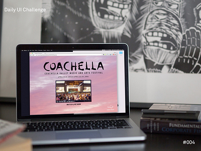 Daily UI Challenge #003 coachella