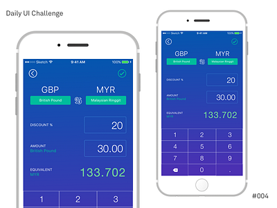Daily UI Challenge #004