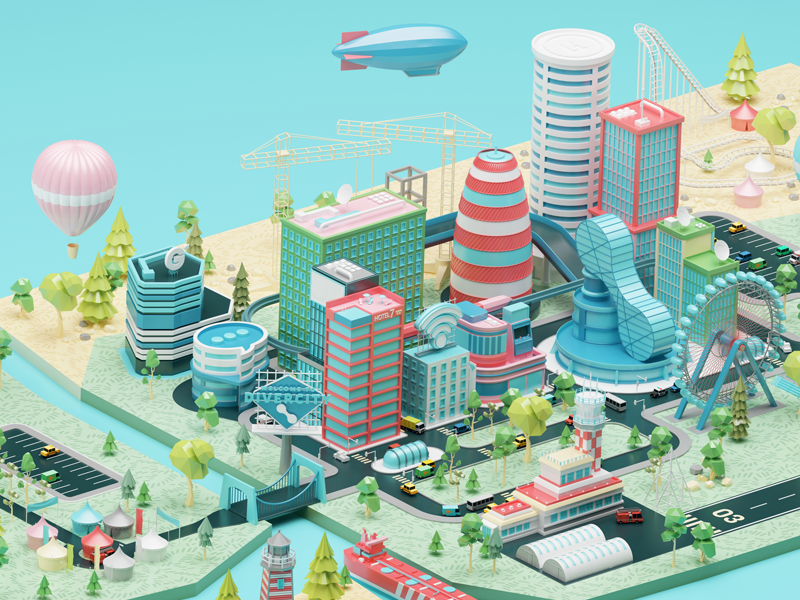 Divercity by Peter Tarka on Dribbble