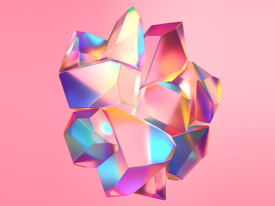 Gemstones 3d adobe c4d cgi design geometric geometry illustration