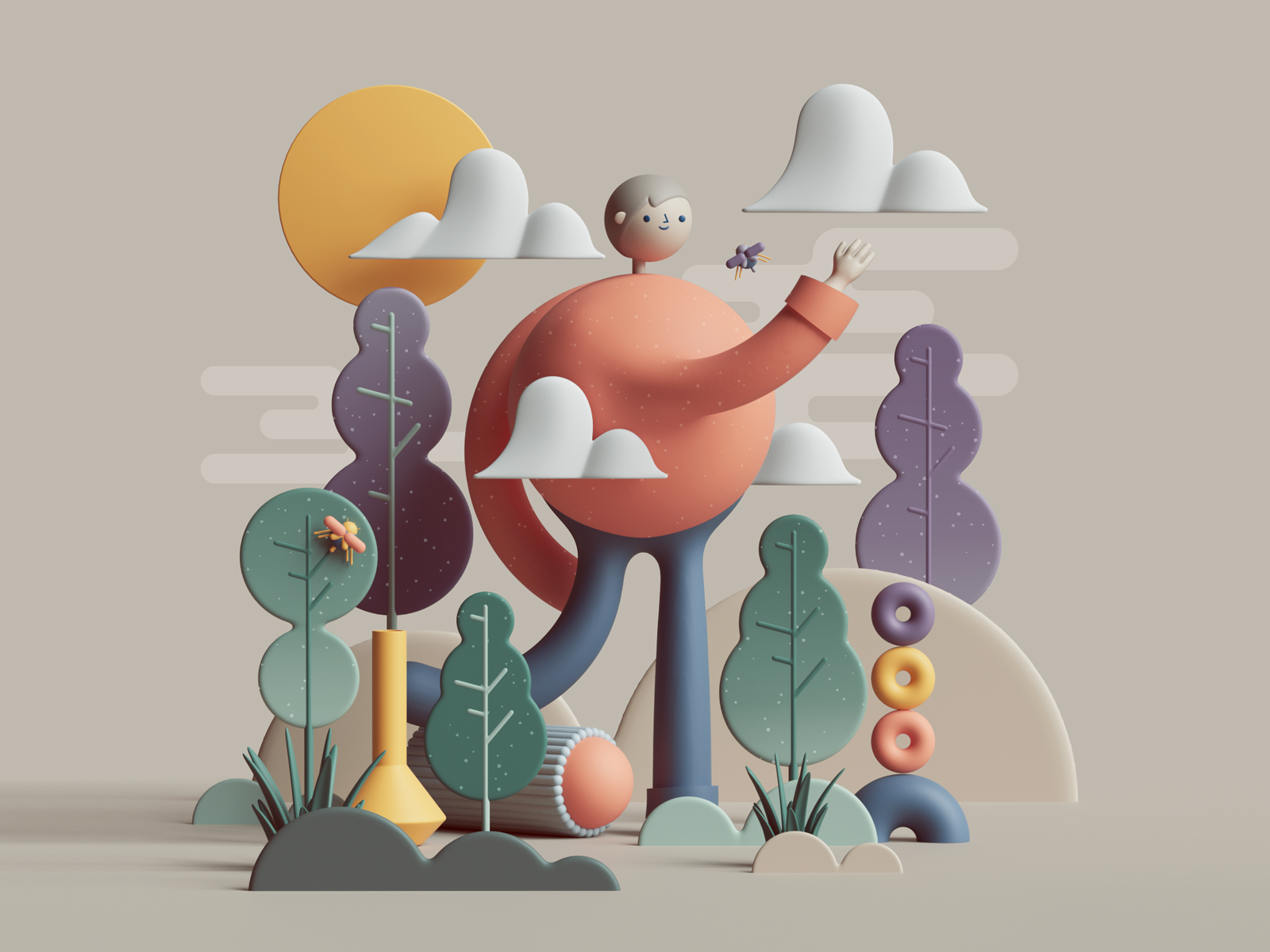 From 2d To 3d Illustration Design Trend Masterpicks Design Inspiration