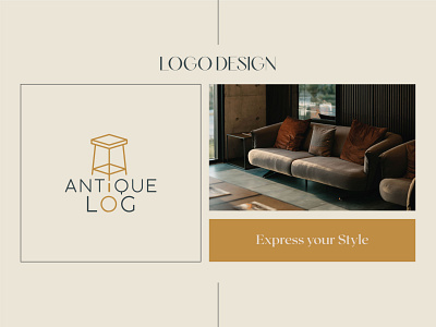 Logo & Branding - Antique Log Custom Furniture branding graphic design logo