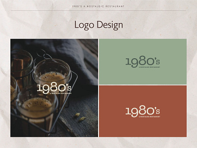 Logo Design & Branding - 1980's A Nostalgic Restaurant branding design dribbble graphic design logo