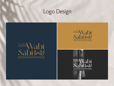 Logo Design - Studio Wabi-Sabi branding design dribbble graphic design iconography logo ui