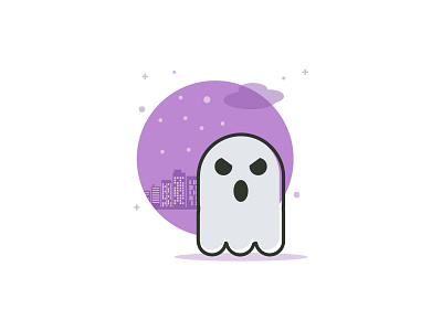 Halloween Ghost Icon design dribbble iconography illustration illustrator