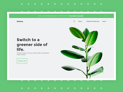 Athens Homepage UI