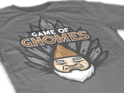 Game of Gnomes Shirt design illustration shirt