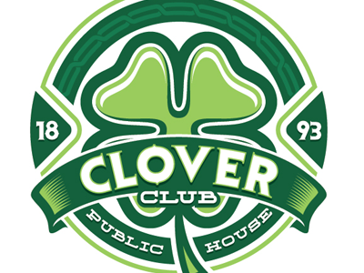 Clover Club brand clover logo
